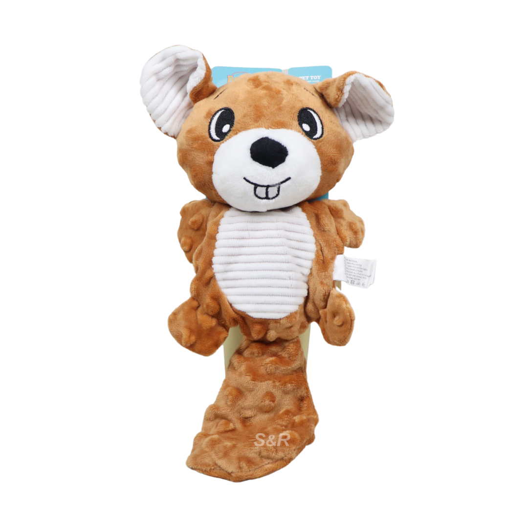 FunTime Brown Fox 14in Flushie Pet Toy